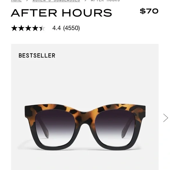 Quay Australia Tortoise Sunglasses - Picture 2 of 9